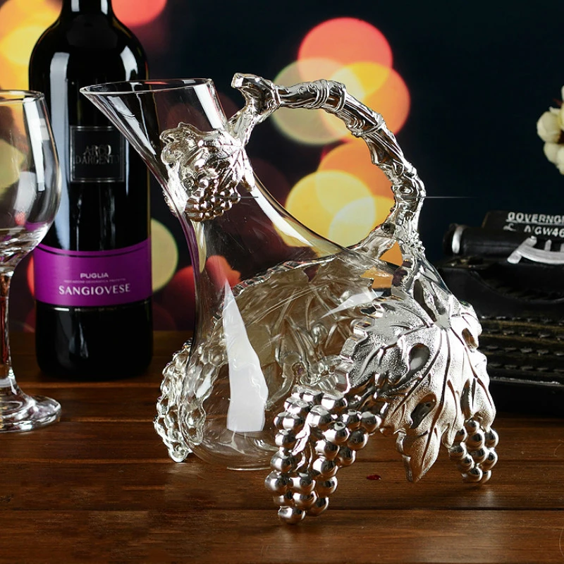 Роскошный ручной работы кристалл разливщик красного вина стекло графин бренди декант набор кувшин бар шампанское бутылка для воды посуда для напитков подарок