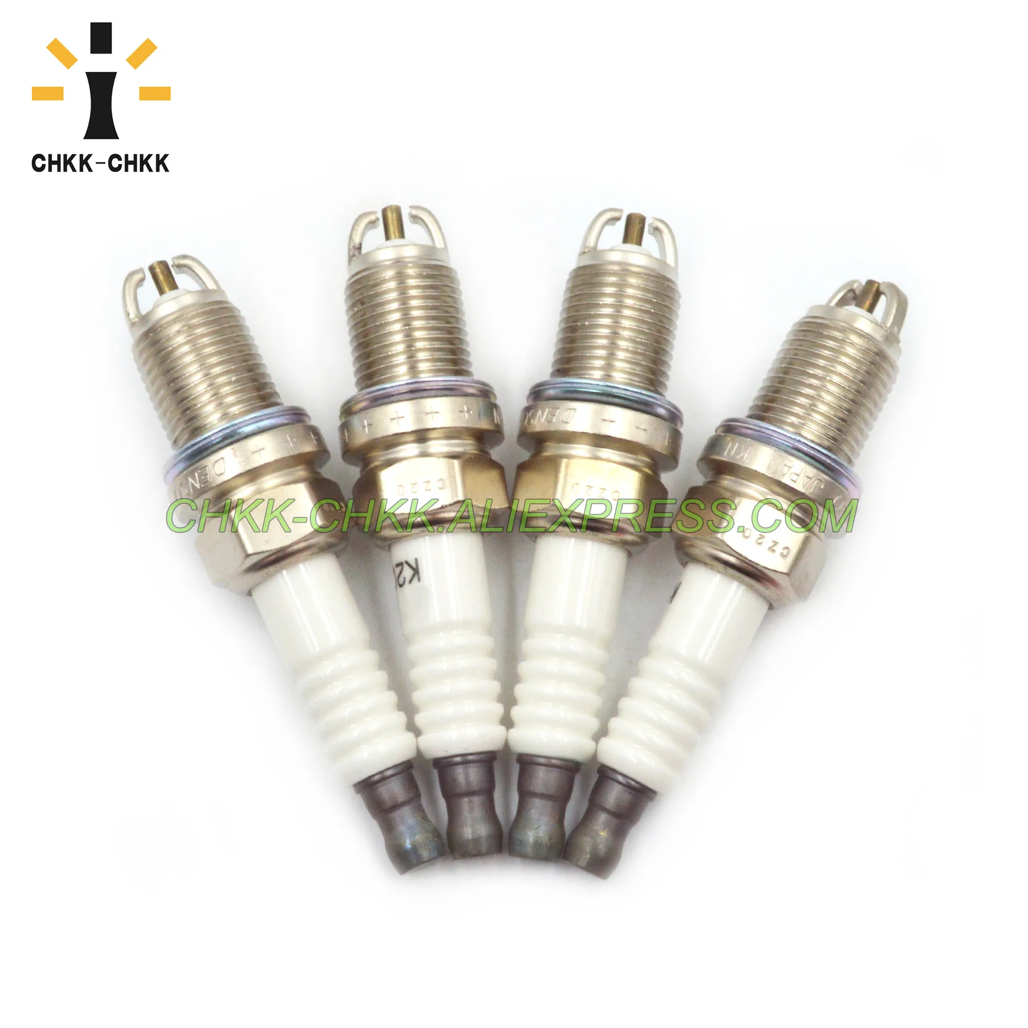 

4PCS CHKK-CHKK Laser Iridium POWER SPARK PLUGS 90919-01198 for TOYOTA CARINA FF CELICA CORONA CAMRY GAIA 9091901198