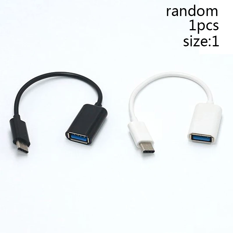 1 шт. type-C/Micro-OTG USB порт адаптер конвертер кабель для смартфонов планшет дропшиппинг - Цвет: 1