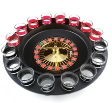 1 Set Russian Lucky Shot Party Games Roulette Drinking Game with 16 Glass Spin Wheel Board Game for Adult Party Decoration Gifts 1 Set Russian Lucky Shot Party Games Roulette Drinking Game with 16 Glass Spin Wheel Board Game for Adult Party Decoration Gifts