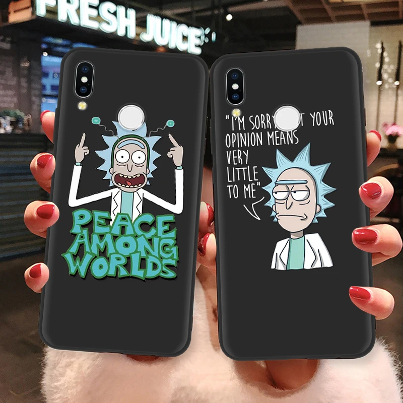 

Rick And Morty Comic Case For Coque Huawei Mate 20 10 P30 P20 Pro P Smart 2019 P8 P9 P10 Lite 2017 For Huawei P20 Lite Case TPU