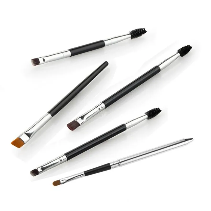 OutTop 5pc Makeup Brushes Aluminum Portable Flexible Eye Brush Lip