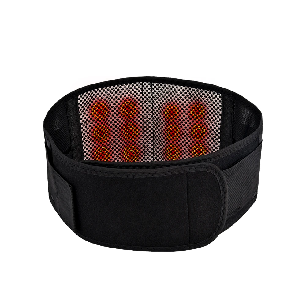 

Self-heating Magnetic Therapy Waist Belt Adjustable Tourmaline Lumbar Support Back Waist Support Brace Double Banded Health Care