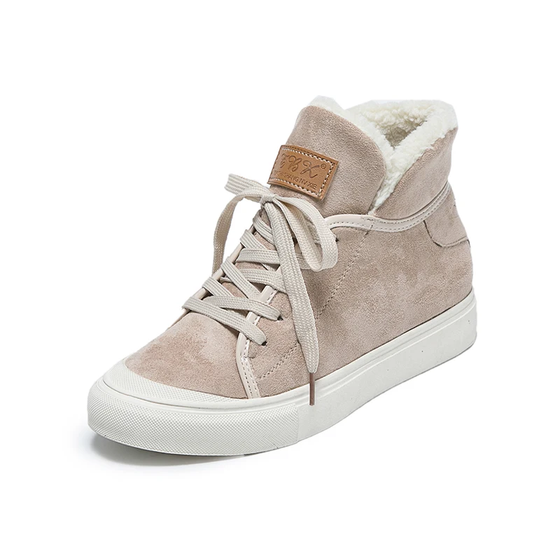Casual khaki Plüsch Winter Frauen 2018 Warme Flache Mode Black Turnschuhe Schuhe Vulkanisierte Weibliche 87Uq7