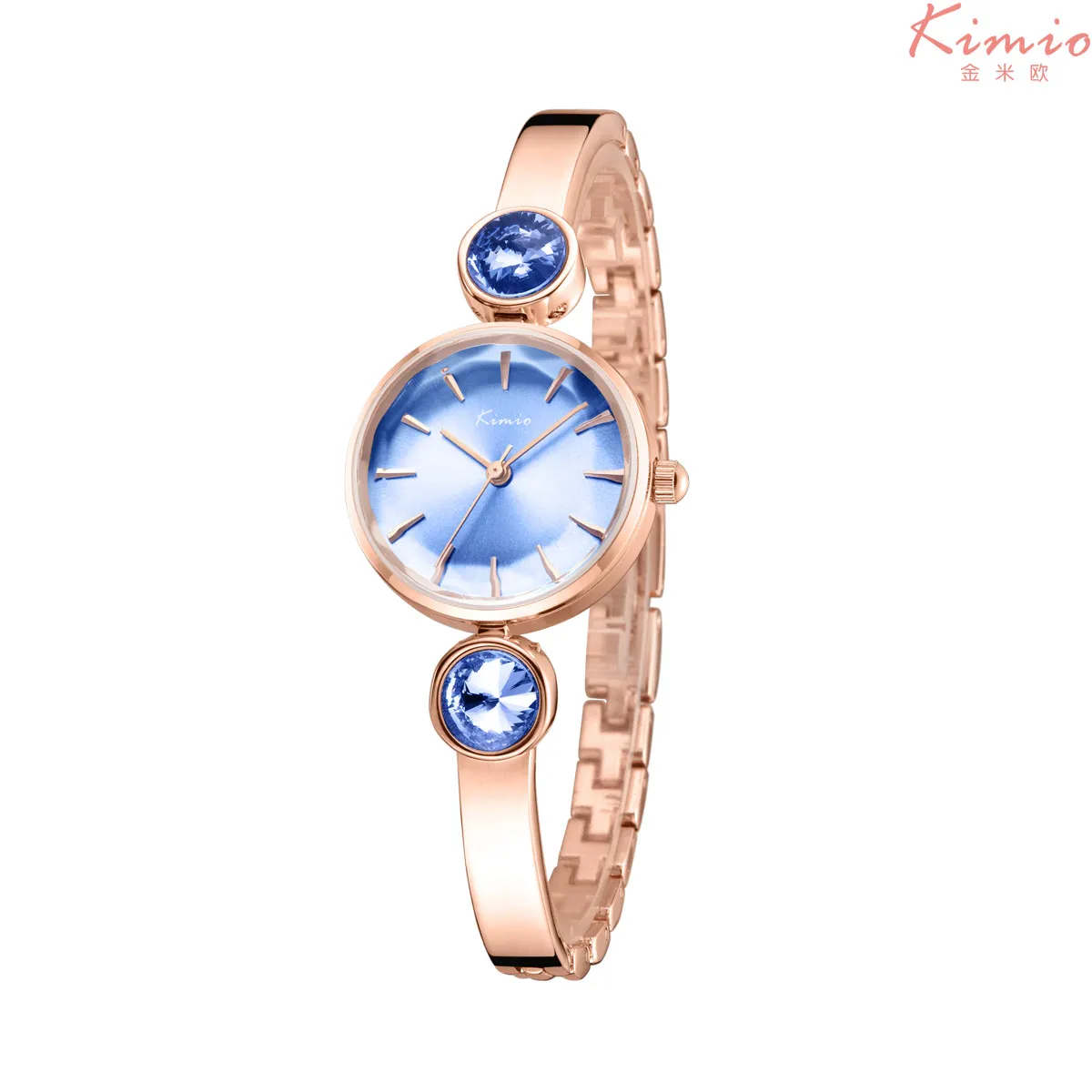 

KIMIO Quartz Diamond Wrist Watch Alloy Rose Gold Women Bracelet Watch Women Dress Woman Watches Luxury Brand Ladies Watch K6205