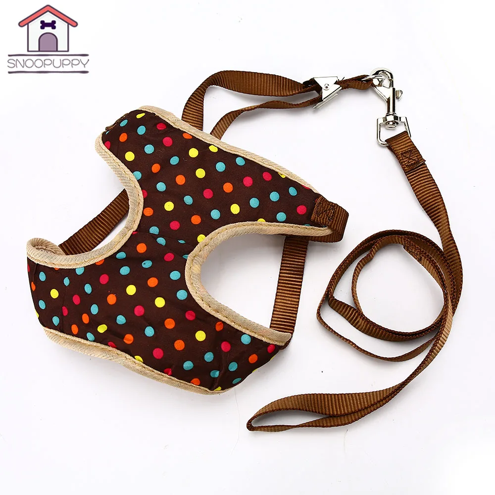 Dog Leash Harness Sets Breakaway Leashes Adjustable Harness For Small