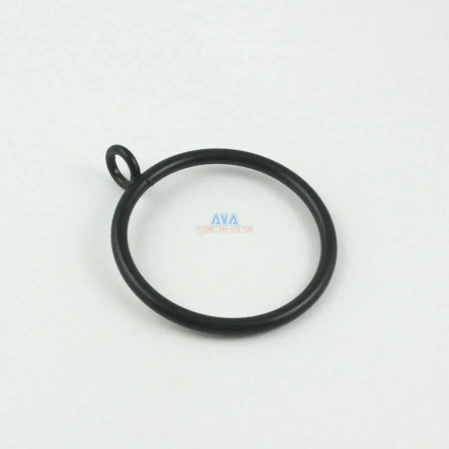 10 шт. 45 мм Черный кольца для занавесок раздвижные крюки-кольца