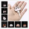 13 Styles Lovely Animals Shape Silicone Cap Head Cover Key Ring Keychain Key Case Shell Cute Jewelry Gift New Arrival ► Photo 1/6