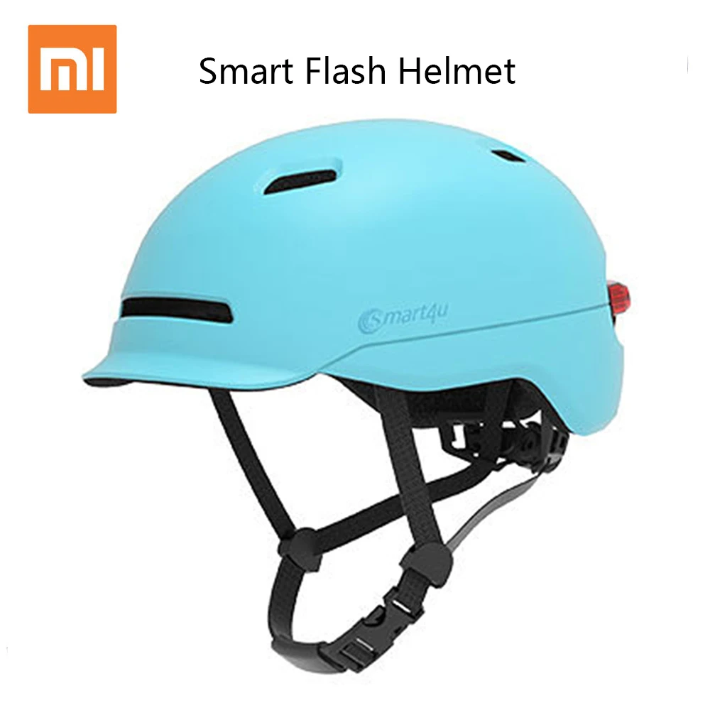 Новый Xiaomi Smart4u водонепроницаемый велосипедный спорт Smart Flash шлемы матовая