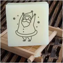 

Free shipping Santa Claus handmade soap pattern Mini diy soap stamp chaprter seal 4*4CM