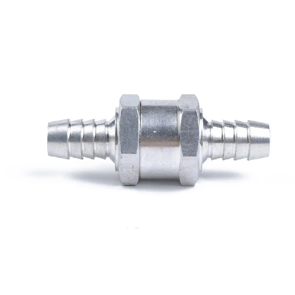 

6MM/8MM/10MM/12MM Aluminium Alloy Fuel Non Return Check Valve One Way Petrol Diesel