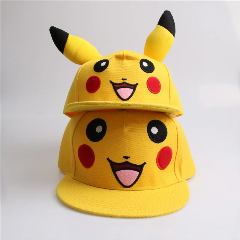 Anime Pokemon Go Pikachu Cosplay Baseball Caps Adults and children Hip