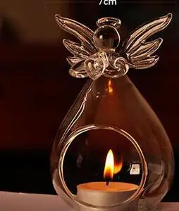 

1pcs Transparency Glass Angel Vases Wall Vase GS001