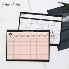 30SHEET simple weekly planner book desktop schedule month plan tear the notebook work efficiency summary plan the tear jar