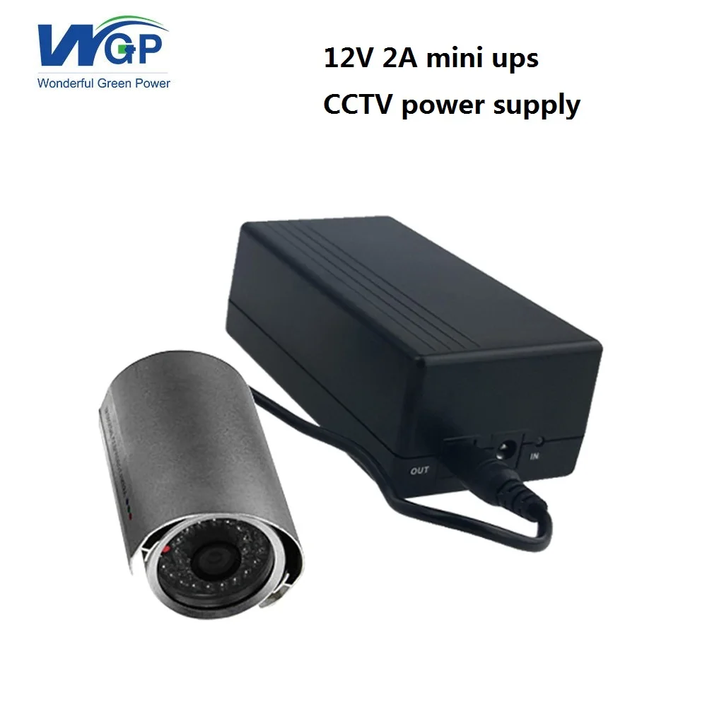 Высокая емкость 12V 2A мини ups 7800mAh dc источник бесперебойного питания для камеры