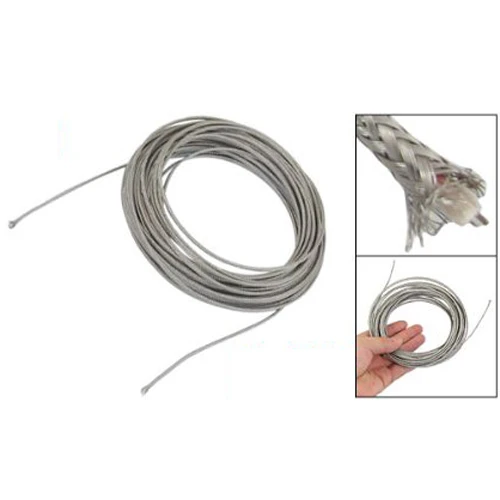 NEW  10M Silver Tone Metal K Type Thermocouple Extension Wire AU A2TF