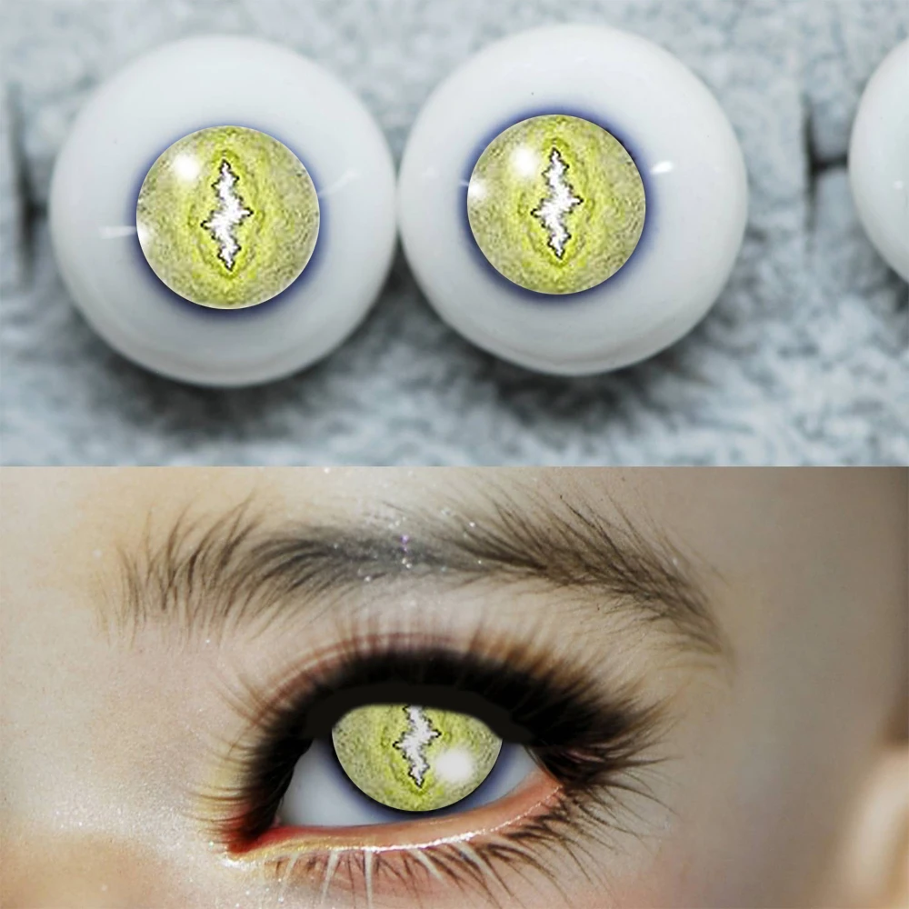 Кукла bjd eyes с синими акварельными рисунками аксессуары для 1/4 1/3 1/6 1/8 BJD/SD MSD 12 мм 14