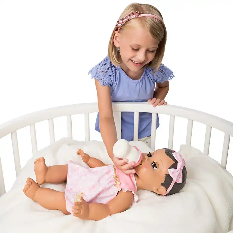 luvabella blonde hair interactive baby doll with expressions & movement ages 3