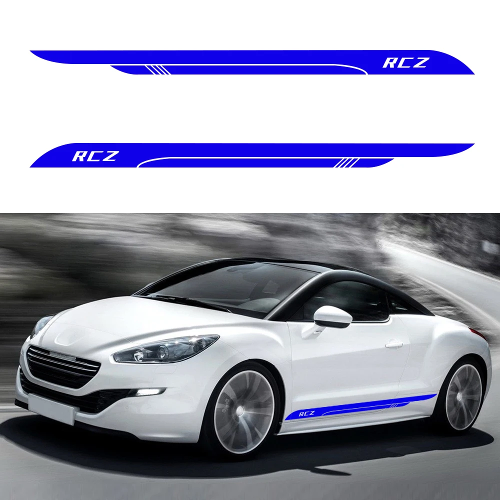 183 см DIY пользовательские автомобильные наклейки для Пежо RCZ боковая наклейка на кузов автомобиля Наклейка декоративная наклейка s авто аксессуары