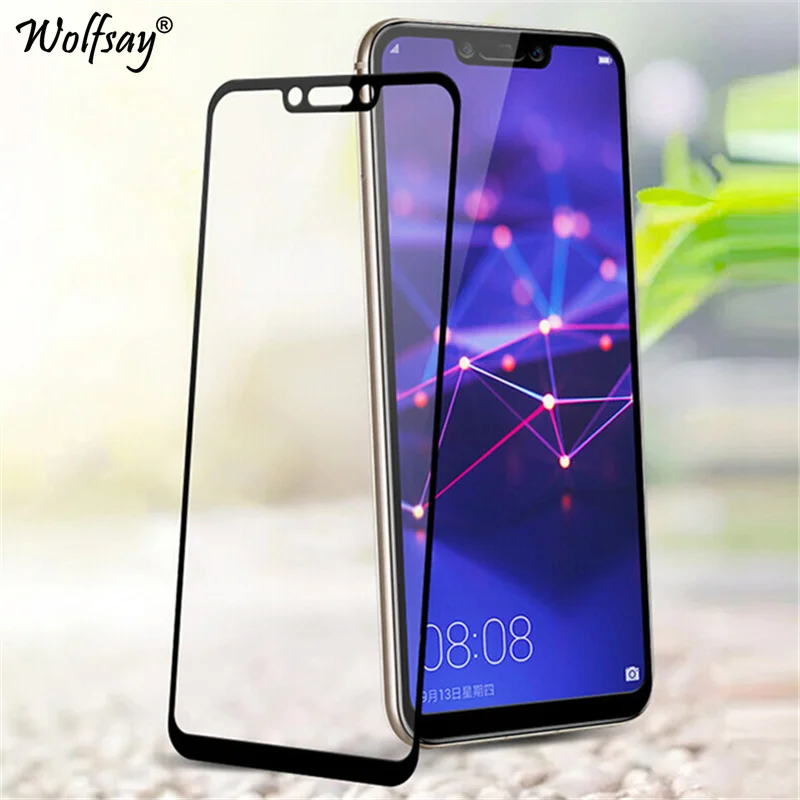 2 шт Полное покрытие закаленное стекло для Huawei Mate 20 Lite защита экрана 6 3 &quotSNE LX1 цвет