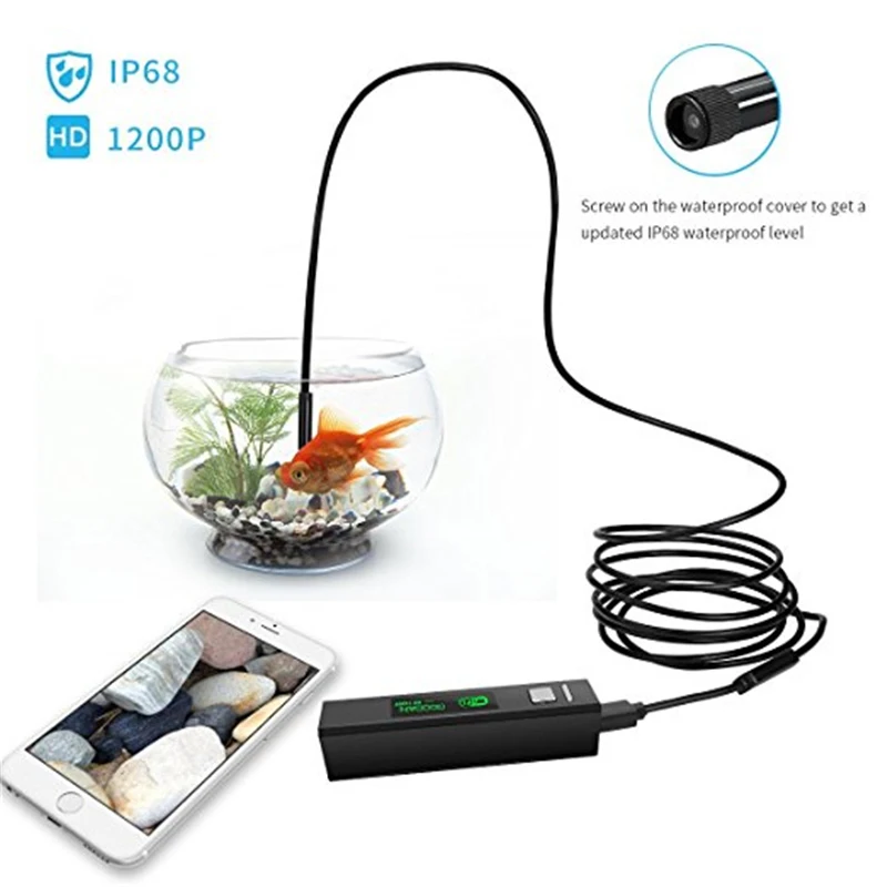 TONGYDA 3 5M Lens Waterproof Mini Android Endoscope USB Wire Snake Tube Inspection Borescope Compatible Android