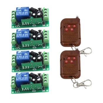 

DC 9V/24V Wireless Remote Control Systerm RF Remote Controller 1CH 10A Relay Switch Receiver Transmitter 315/433Mhz