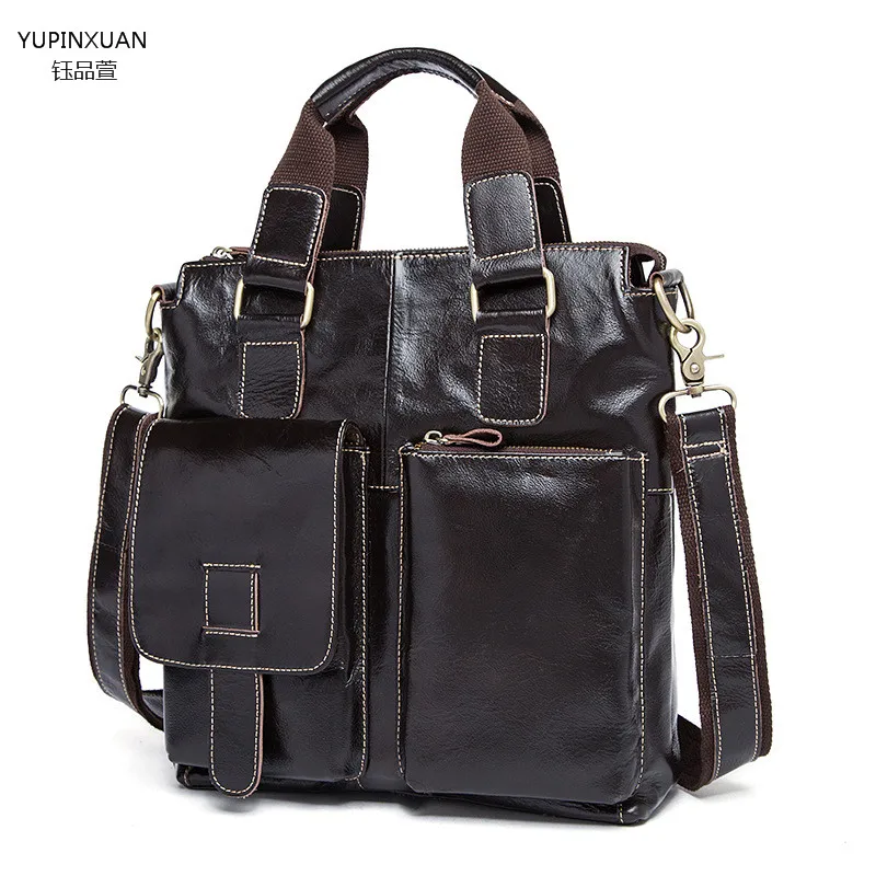 YUPINXUAN Men messenger bags luxury genuine leather men bag designer high quality shoulder bag casual zipper office bags for men YUPINXUAN Men messenger bags luxury genuine leather men bag designer high quality shoulder bag casual zipper office bags for men