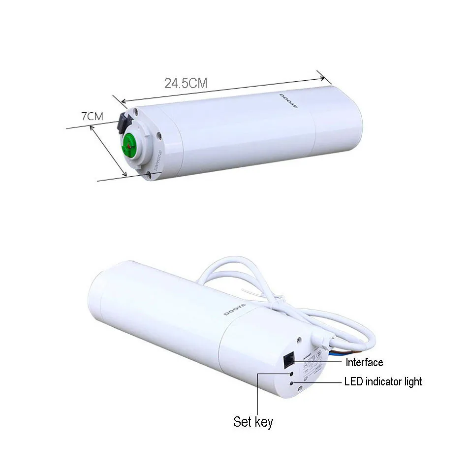Dooya Electric Curtain Motor DT52E 75W Open/Close Motor RF433 Remote Control Smart Home Automation Project Special Motor 220V