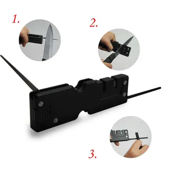 

Portable Knife Sharpener Stone EDC Hand Tools Multifunctional Outdoor Tungsten steel Ceramic Diamond Kitchen Abrasive Kits AA