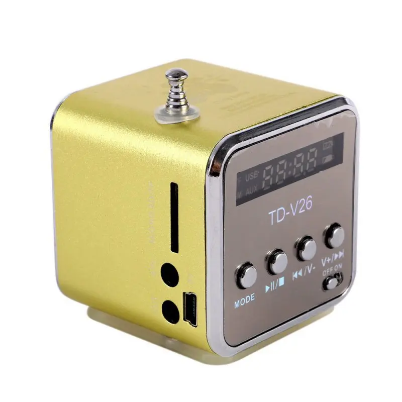 Лидер продаж микро USB мини стерео колонка с супер басами музыка MP3/4 FM радио