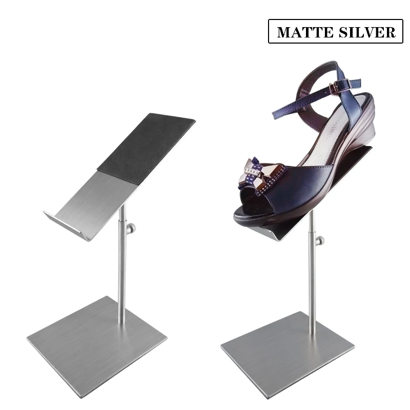 Metall Einstellbare Hohe Der Einzelnen Schuh Display Stand Rack
