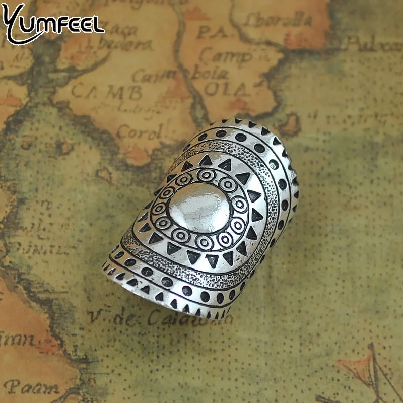 Yumfeel, винтажные посеребренные кольца в стиле «Бохо», уникальная резьба, панк стиль, большие Коктейльные доспехи, кольца для женщин, ювелирные изделия, подарки