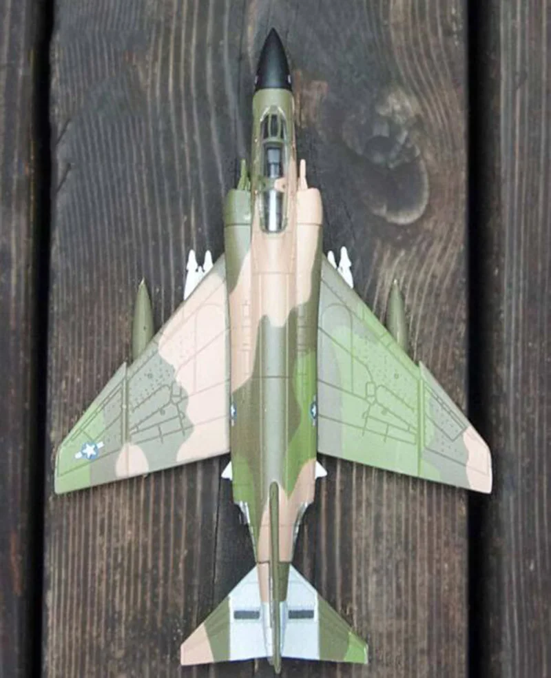 1/144 масштабная F-4C камуфляжная цветная Военная классическая модель самолета, игрушки для взрослых и детей, игрушки для показа