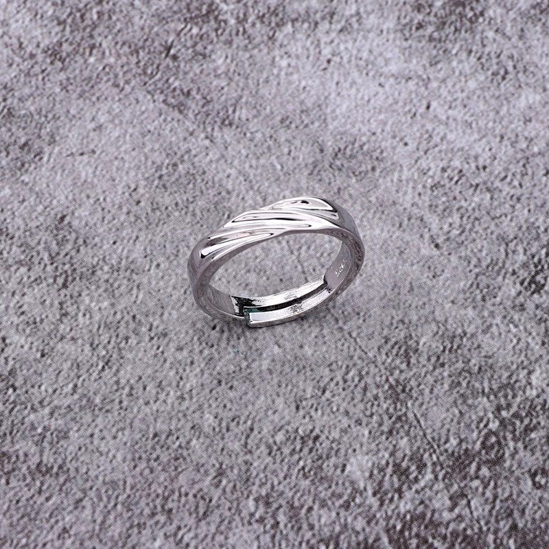 Женское кольцо с круглыми шариками Anillo R4 1 шт. простое металлическое неровными