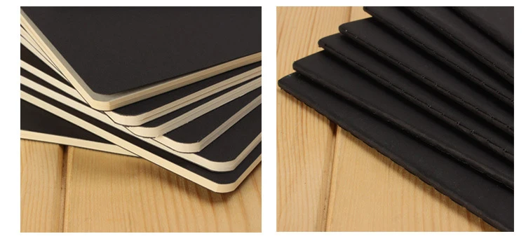 A5 B5 Black Notebook Stationery Blank Inner Paper Planner Sketchbook Vintage Diary Book Graffiti School Office Supply Papelaria A5 B5 Black Notebook Stationery Blank Inner Paper Planner Sketchbook Vintage Diary Book Graffiti School Office Supply Papelaria