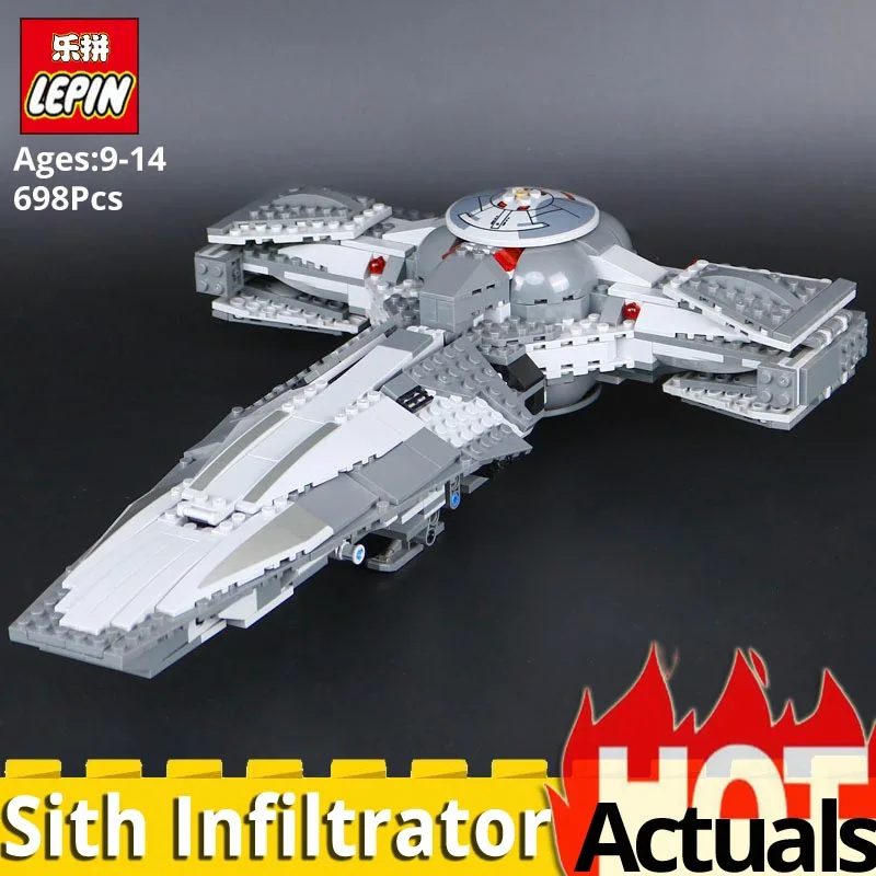 

LEPIN Star Plan Series 05008 Infiltrator Set Building Blocks Bricks Toys Model Legoinglys wars 75096 Educational toys funny gift