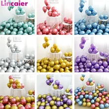 Металлические шары, 20 шт, свадебные, выпускные,, вечерние украшения, только что замужние, для мальчиков и девочек, 30th 40th 50th 60th Birthday