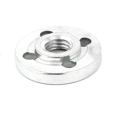 

Silver Tone 9mm Thread Dia Electrical Angle Grinder Outer Flange for Bosch