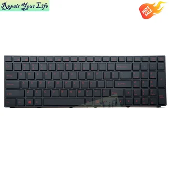 

Laptop Keyboard For CLEVO N250 CVM15F23USJ4301 6-80-N2500-011-1H United States US With Black Frame And Red Mark