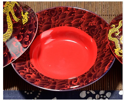 Ретро Китайский дагрон керамическая чайная супница из костяного фарфора Gaiwan ручной набор для чая Чайник Чайная Посуда свадебный подарок для друзей LF395