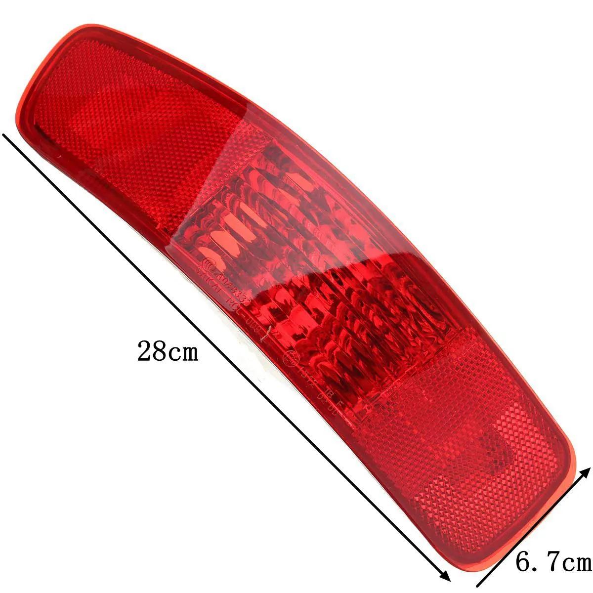 Красный галогенные задний бампер светильник Тормозная туман отражатель лампы для Mitsubishi/Аутлендер EX 2007-2012