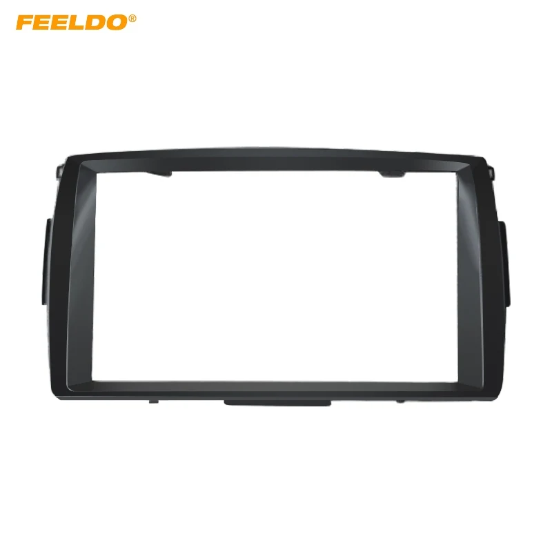 

FEELDO Автомобильный CD/DVD 2DIN радиоприемник Рамка адаптер для Toyota Sienta 2003-2015 стереопанель рамка для приборной панели комплект отделки # HQ4880