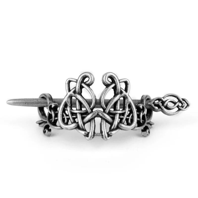 Заколка для волос Viking Celtics Knots Crown, винтажная металлическая заколка для волос с драконами, заколка для волос, ювелирные аксессуары для волос для женщин и девушек