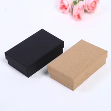 DoreenBeads, новая бумажная Подарочная коробка,, изысканная коробка для колец, шкатулка для ювелирных изделий, 8*5*2,5 см, 1 штука