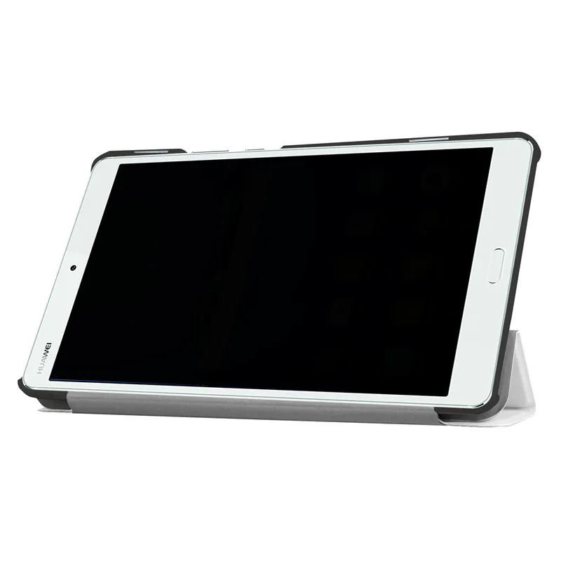 Роскошный чехол для huawei Mediapad M3 8 4 &quotскладываются в три раза из искусственной кожи