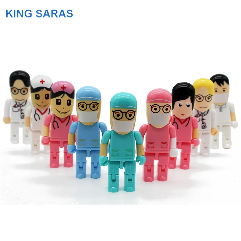 

KING SARAS 64GB 9 model Doctors USB stick usb 2.0 USB flash drive pen drive 4GB 8GB 16GB 32GB usb2.0 pendrive