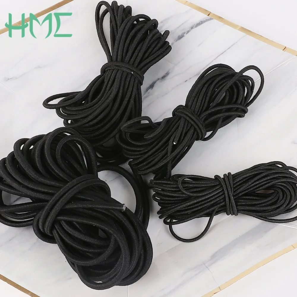 2m Strong Elastic Beading Stretch Black Rope Cord Jewelry String Thread For DIY Necklace