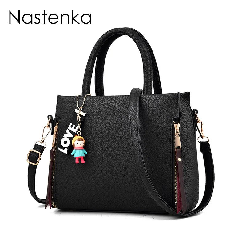 Nastenka Brand Women Bag Ladies Elegant Handbags Casual Totes Bag Leather Shoulder Bags Female ...