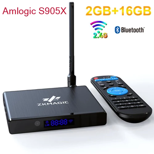 ТВ приставка Android 7,1 Смарт ТВ приставка Amlogic S905X четырехъядерный 2 Гб 16 Гб 2,4G Wifi bluetooth 4K ТВ приставка pk x96 Мини Смарт ТВ приставка - Цвет: Z1X 2GB 16GB