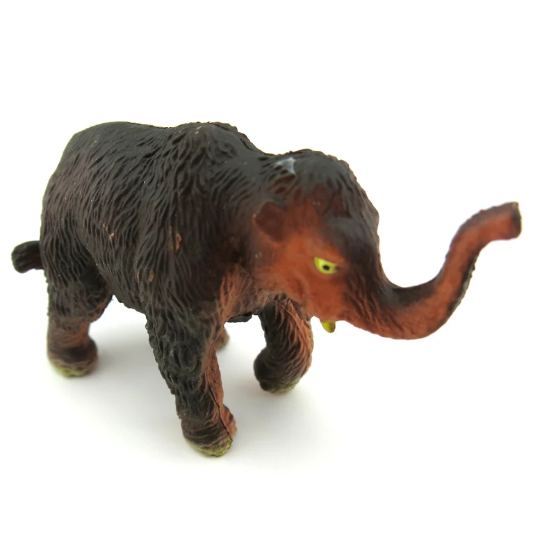 

Cute Adorable Mammoth Simulation Models Of Animals Plastic Toys Furnishing Articles Wildlife Forest Animal Model Children Gifts